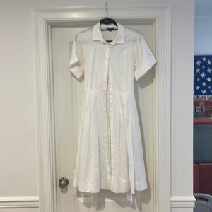 Brooks Brothers White Shirtdress